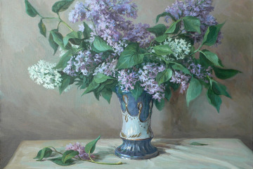 Сирень. Х., м., 40х50, 2010