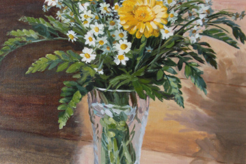 Букет от мамы- Х., м. 35х45, 2019