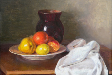 Натюрморт с фруктами, Х., м., 30х40, 2005