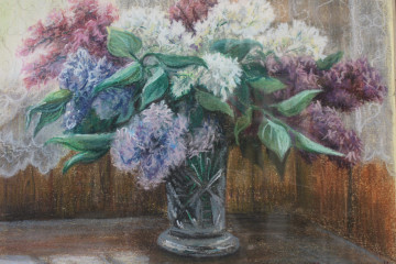 Сирень. Бум., 30х40, 2015