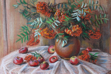 Услада осени. Бум., 30х40, 2015