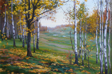 Дыхание осени. Х., м., 50х70. 2005