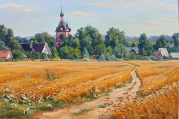Перезвон. Х.,м., 50х70, 2020