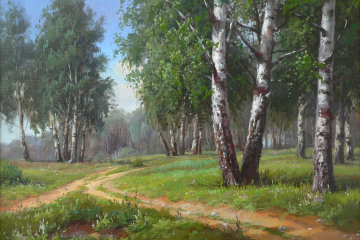 Березовая роща. Х., м., 35х50, 2005