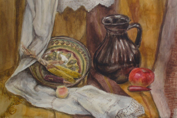 Натюрморт. Б., акв., 25х20