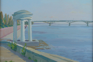 Набережная Саратова. К., м., 30х20