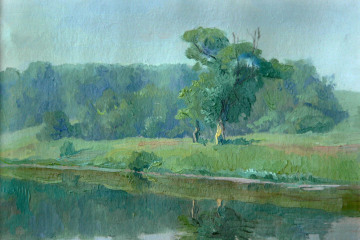 Река Десна. К., м., 18х24