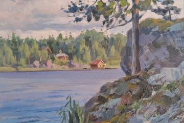 Карельский этюд. Х., м., 30х40